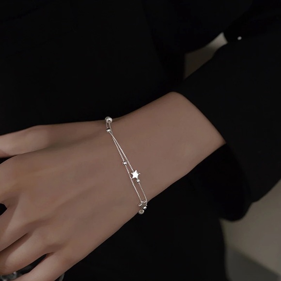 925 Sterling Silver Charm Bracelet & Bangle Chain Women Wedding Party Gift - Picture 4 of 6